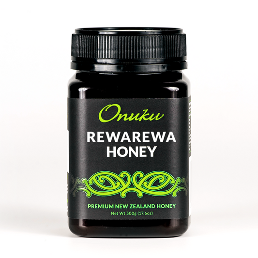 rewarewa onuka honey, antioxidant from honeysuckle trees